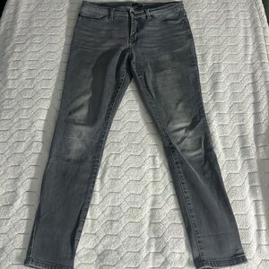 Grey high waisted skinny jeans